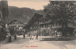 Wilderswyl-Karte ungelaufen