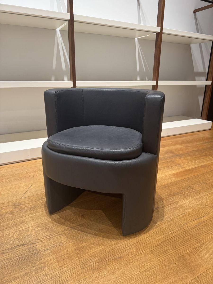 Poltrone: Grey Leather Armchair – Nuovo (secondo la descrizione) da Basel venduto da chuckjr