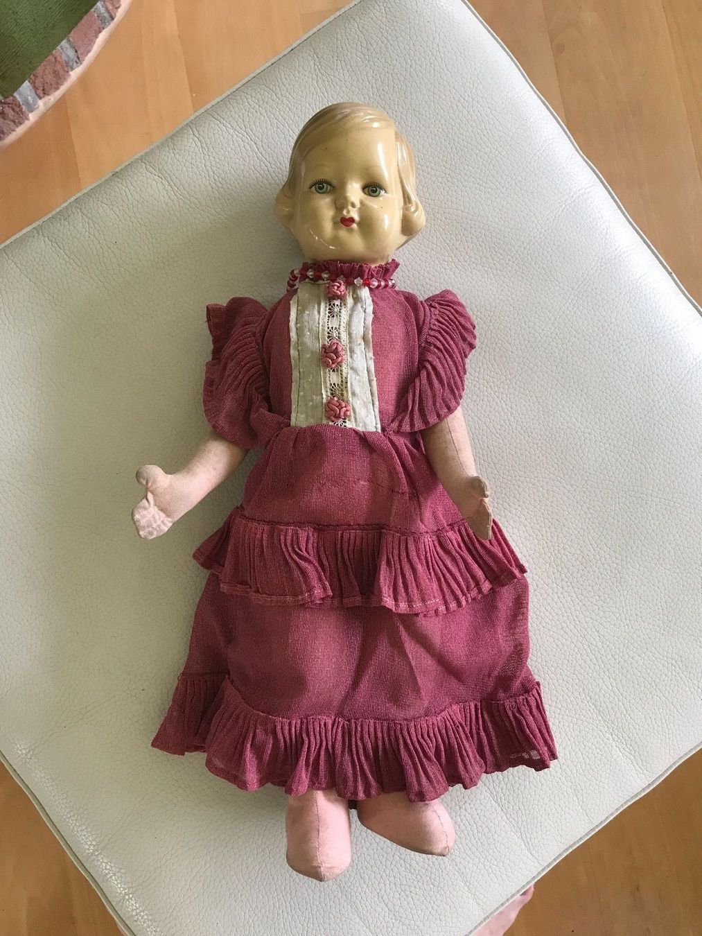 Poupées: Antike Puppe mit Stoffkörper – D'occasion à Hittnau par Noppi 7