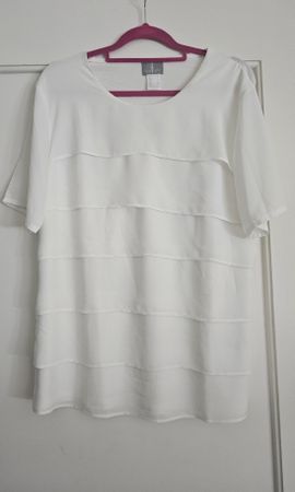 Fair Lady Damen Bluse Weiss Grösse 38 guter Zustand