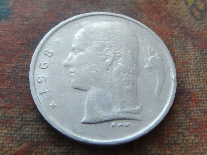 Tutti le monete: BELGIQUE  1  Franc  1968 – Usato da Romanel-sur-Lausanne venduto da Swift13