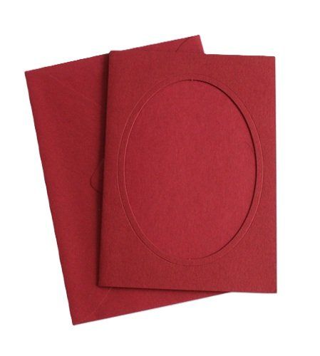 Kit bricolage: Doppelkarte A6 dunkelrot – Nuovo (secondo la descrizione) da Schlatt TG venduto da glueckwunschkarte.22