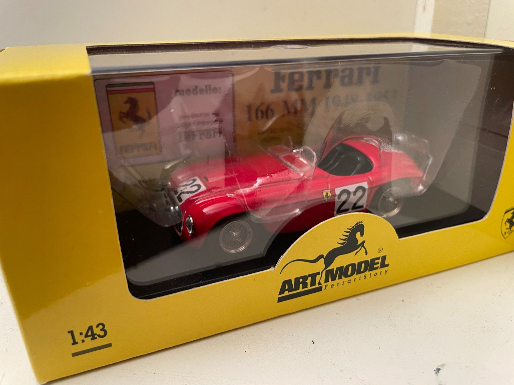 Ferrari Modellini d'auto: Ferrari 166 1949 Le Mans 1:43 – Nuovo e nell'imballaggio originale da Wohlen AG venduto da Erelpowerline