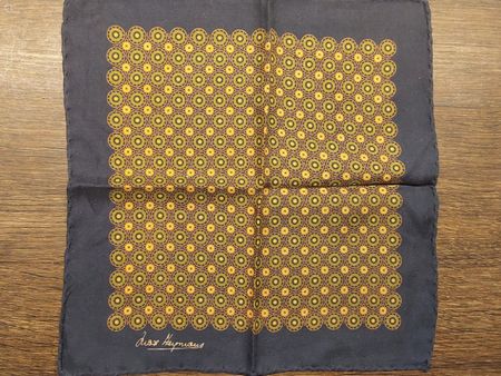 Pochettli Einstecktuch Max Heymans Amsterdam Seide Vintage