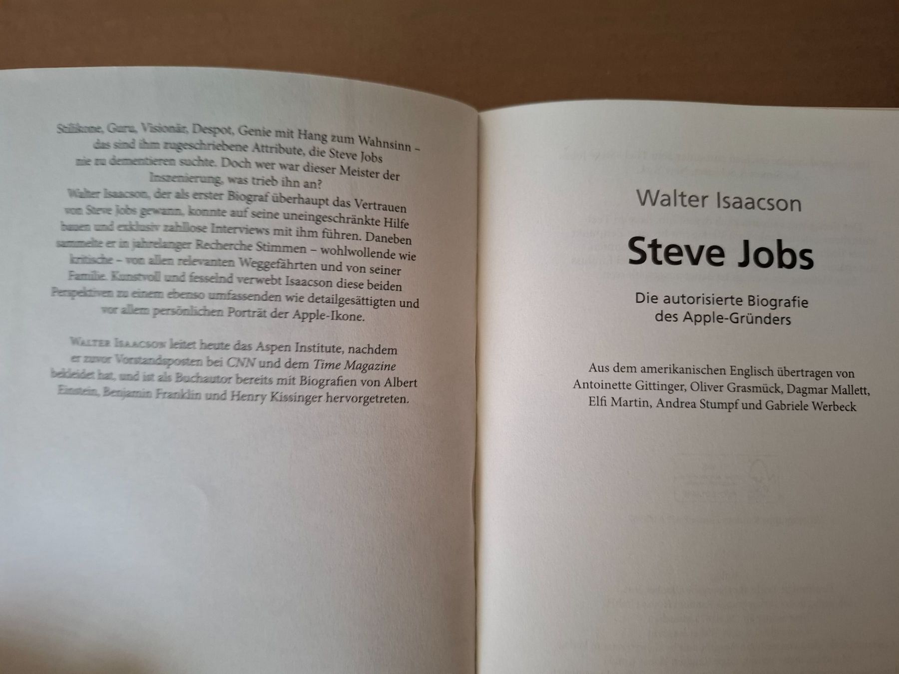 Bücher: Steven Jobs - Apple-Gründer - Biography – Gebraucht aus Schlieren von Alena020_0 2