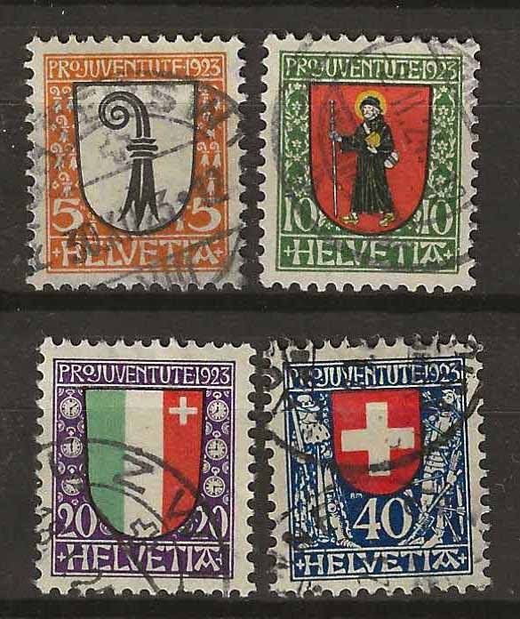 Tutti i francobolli: PJ023 - Pro Juventute 1923 obl. – Usato da Trélex venduto da Phil_Albert