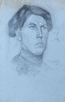 Robert Scharbach (1890-1966) Bildhauer - Originalzeichnung