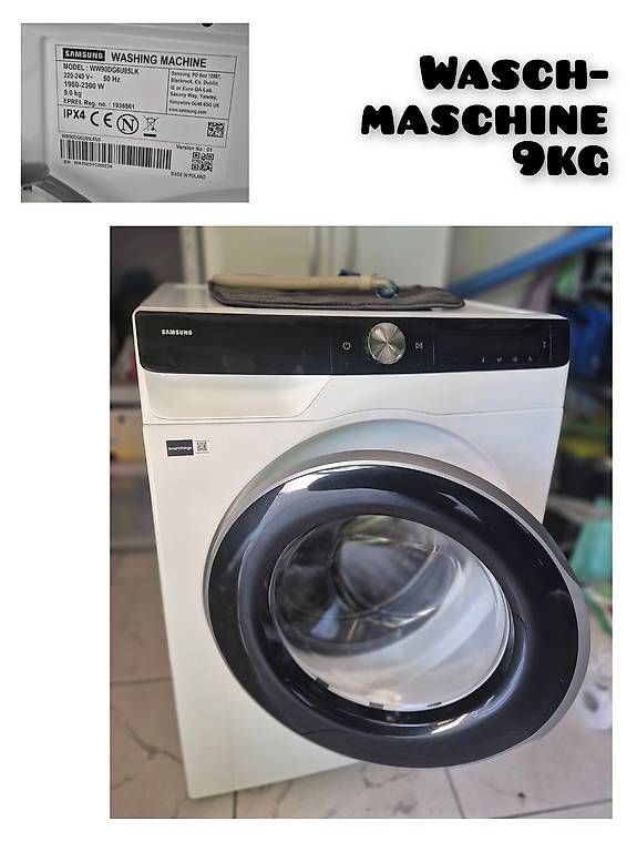 Samsung Machines à laver: Kaum gebrauchte Waschmaschine 9kg – D'occasion à Spiez par jaelita7