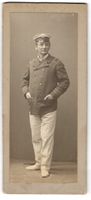 Fotografie Ernst Hartmann im Kostüm, Sc