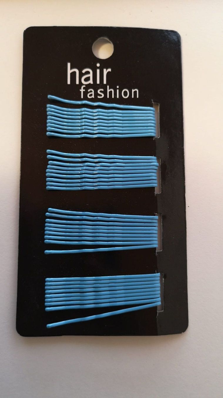 Haarschmuck: 36 Haarschieber Hellblau ***NEU*** – Neu und originalverpackt aus Herisau von Seyashop_2