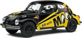 VW KÄFER 1303 MOON SChWARZ/GELB 1:18 SOLIDO
