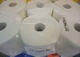 6 Reinigungsrollen weiss gross 2 lagig