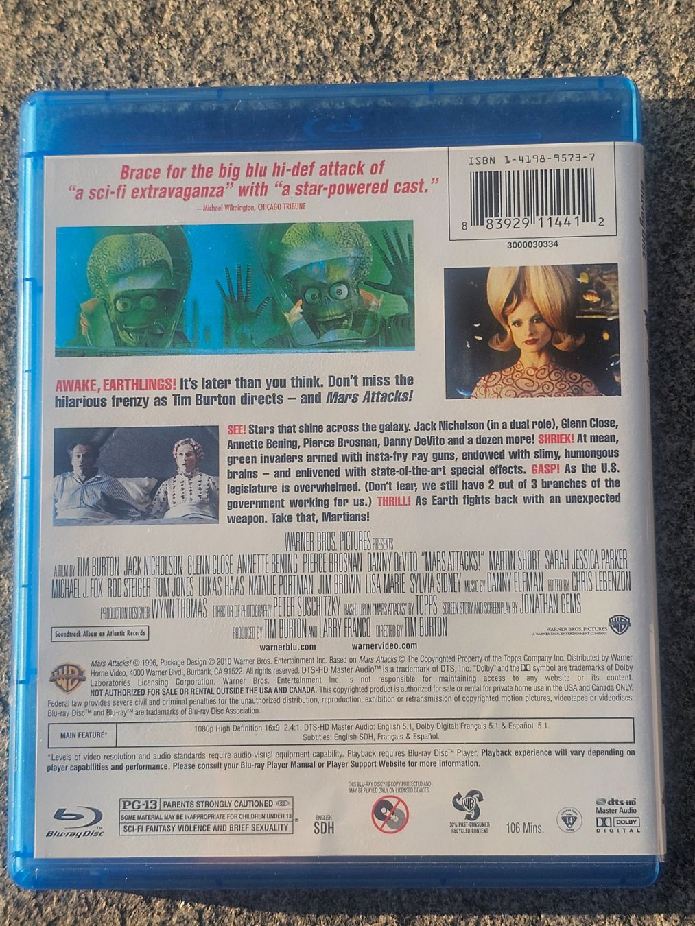 Alle DVDs: Blu-ray Mars Attacks! von Tim Burton – Gebraucht aus Würenlos von Keks 1