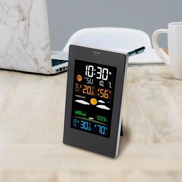Altro per la casa: Wetterstation mit Farbdisplay, Aussensensor, Wecker, Ladepor – Nuovo e nell'imballaggio originale da Giubiasco venduto da softmail 2