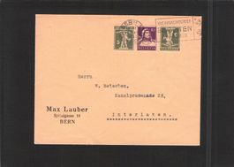 Kehrdruck 3er Streifen Bern-Interlaken , 1931