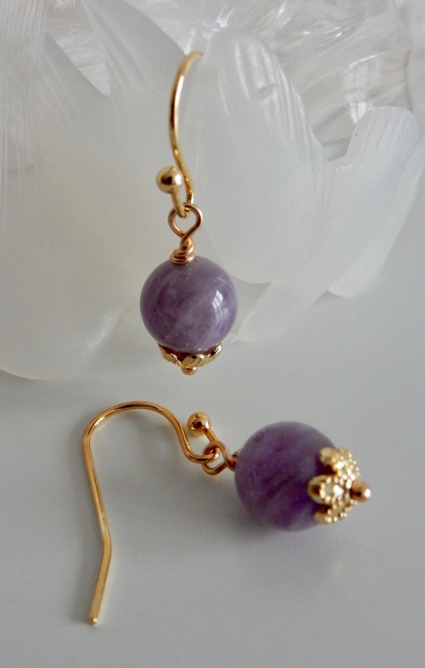 Orecchini pendenti & Orecchini a lobo: Amethyst Ohrschmuck ! – Nuovo e nell'imballaggio originale da Allschwil venduto da Weyli18 1