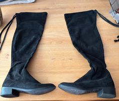 S.Oliver Overknee Stiefel, Grösse 40, Schwarz
