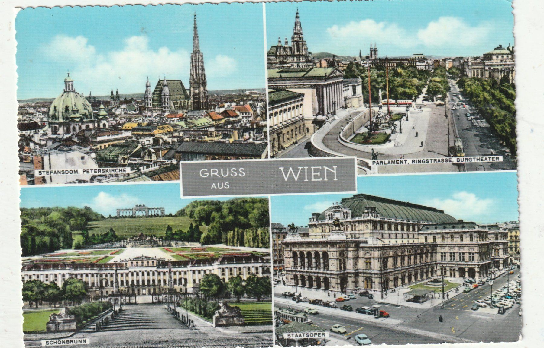 Cartes postales: Gruss aus Wien – D'occasion à Lumbrein par made02