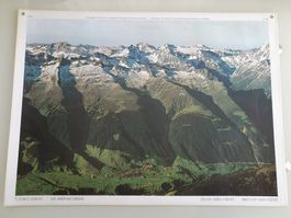 Schulwandbild Nr. 164 Flugbild Disentis