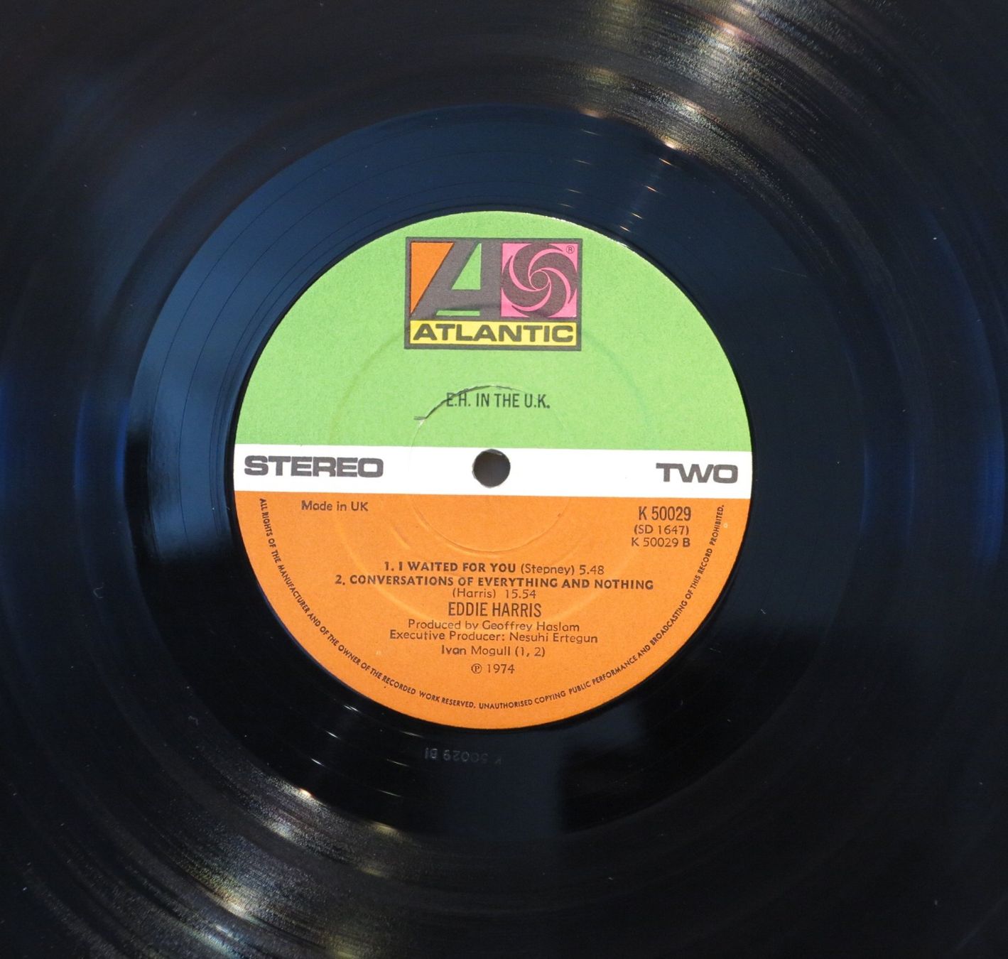 Dischi in vinile: Eddie Harris - E.H in the UK / LP – Usato da Zürich venduto da Naim60 3