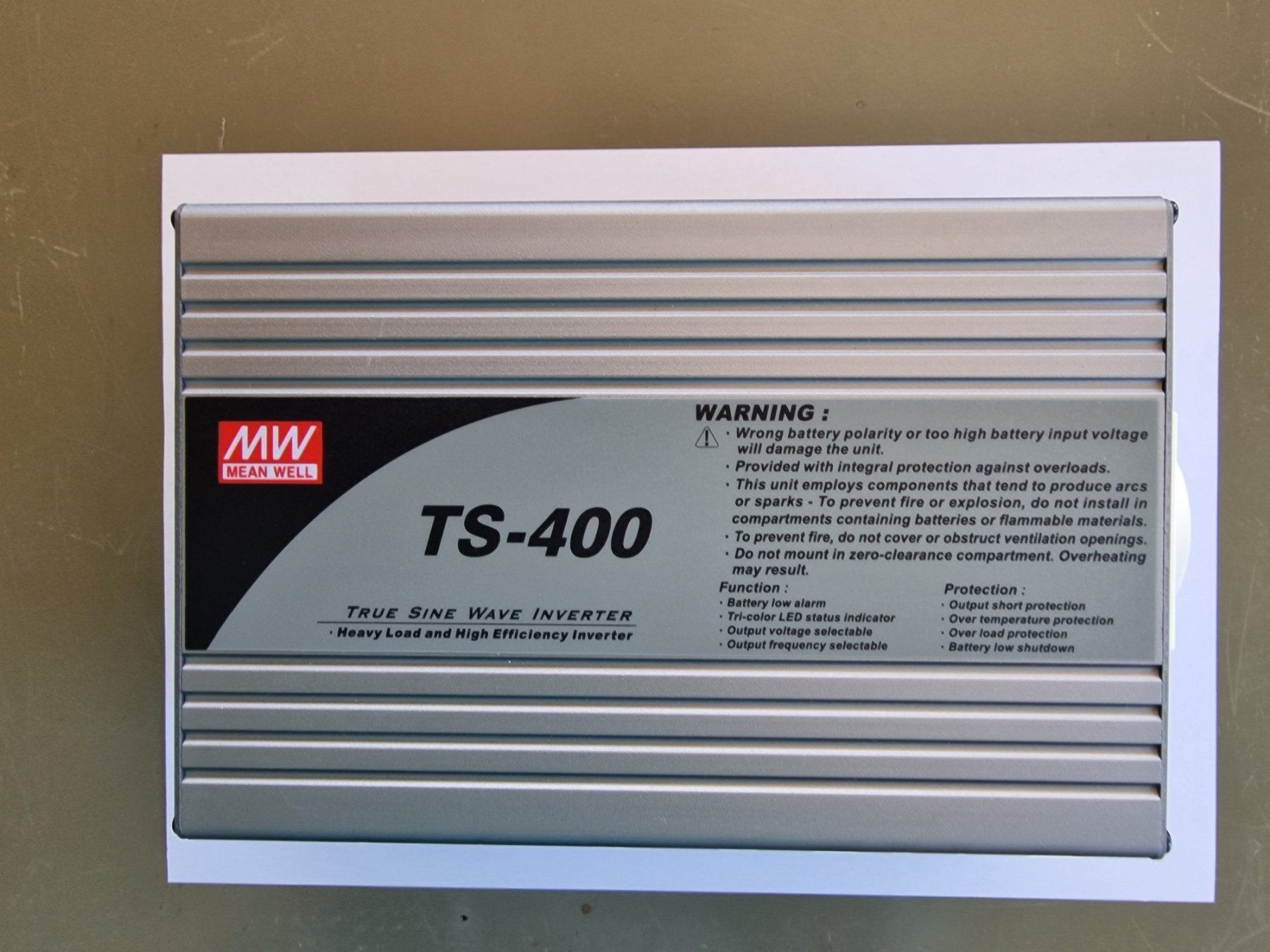Inverter: Sinus-Wechselrichter 12/400W – Nuovo e nell'imballaggio originale da Stein AR venduto da HeinzBolliAG
