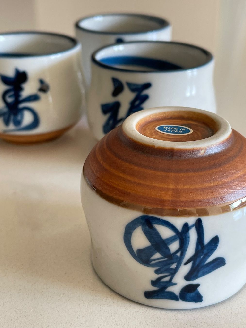 Tassen: 4 japanische Sake-Becher – Gebraucht aus Zürich von plumita 1