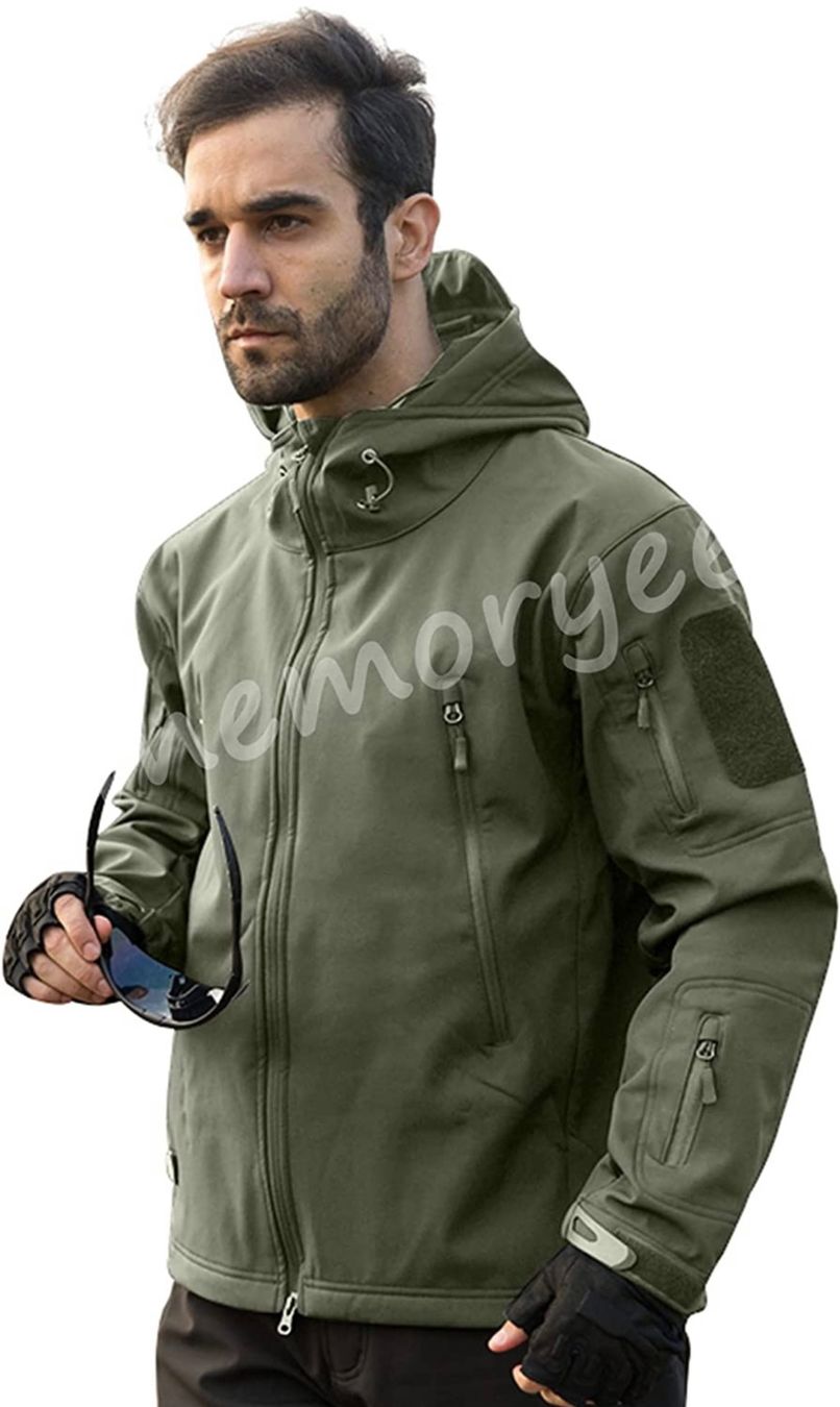 Giacche: Memoryee Herren Wasserdichte Softshelljacke grün Gr. M – Nuovo e nell'imballaggio originale da Basel venduto da Seifehuesli 4