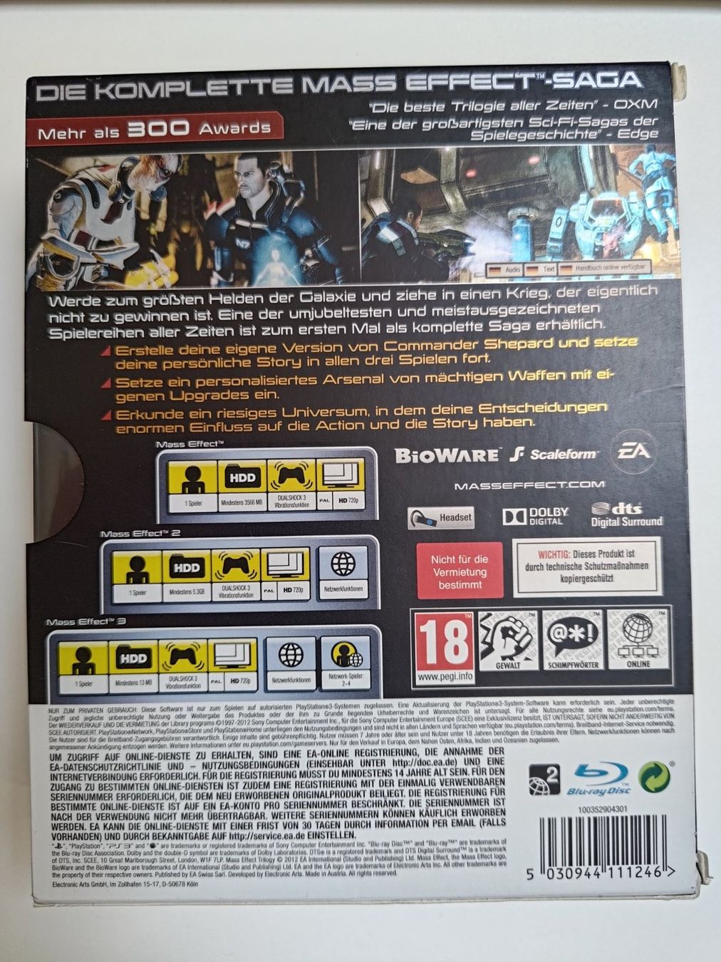 Sony Jeux: Mass Effect Trilogy - PS3 – D'occasion à Liestal par Kratzilla 1