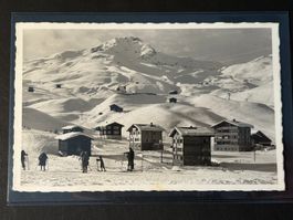 Ansichtskarte von Arosa: Weisshorn - Skifelder 1934
