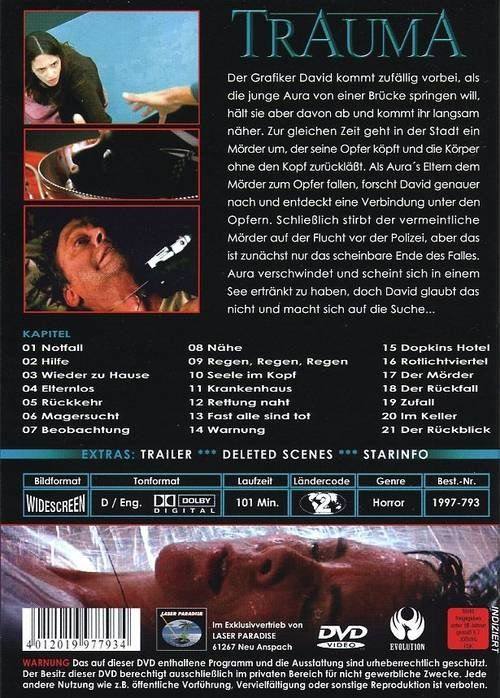 Tutti i DVDs: Aura - Trauma (FSK-18) – Nuovo (secondo la descrizione) da Volketswil venduto da Fraese1 1