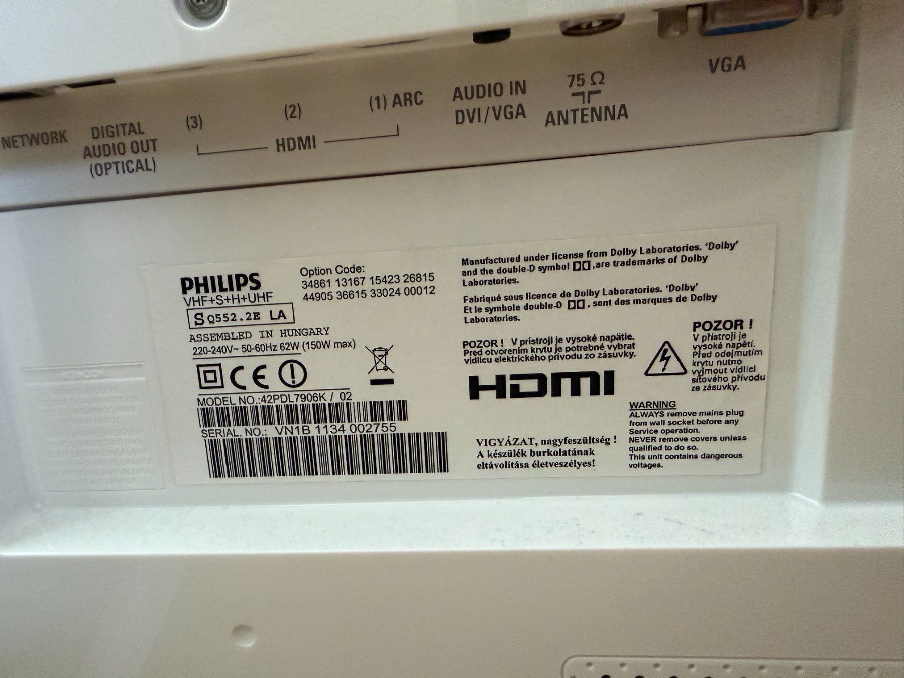 Philips Televisori: Philips LED TV 42PDL7906K /02 – Usato da Bigenthal venduto da Beule 4