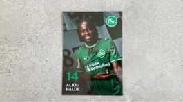 Autogrammkarte FCSG Aliou Balde neuwertig