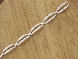 Vintage Glieder Armband Silber 835