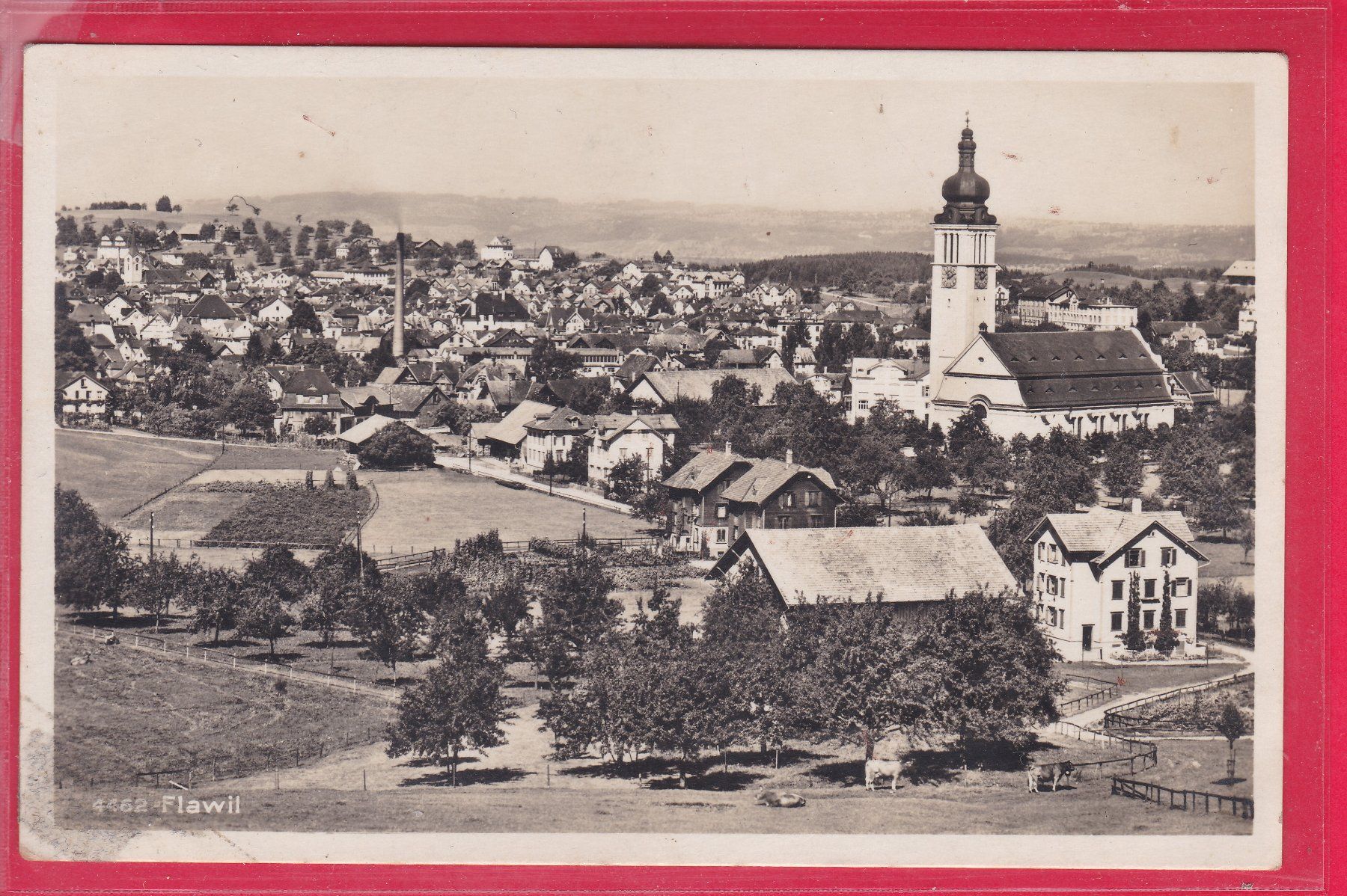 Cartoline postali: FLAWIL, 20.11.1938 – Usato da Oberrieden venduto da Gebirgsstelze
