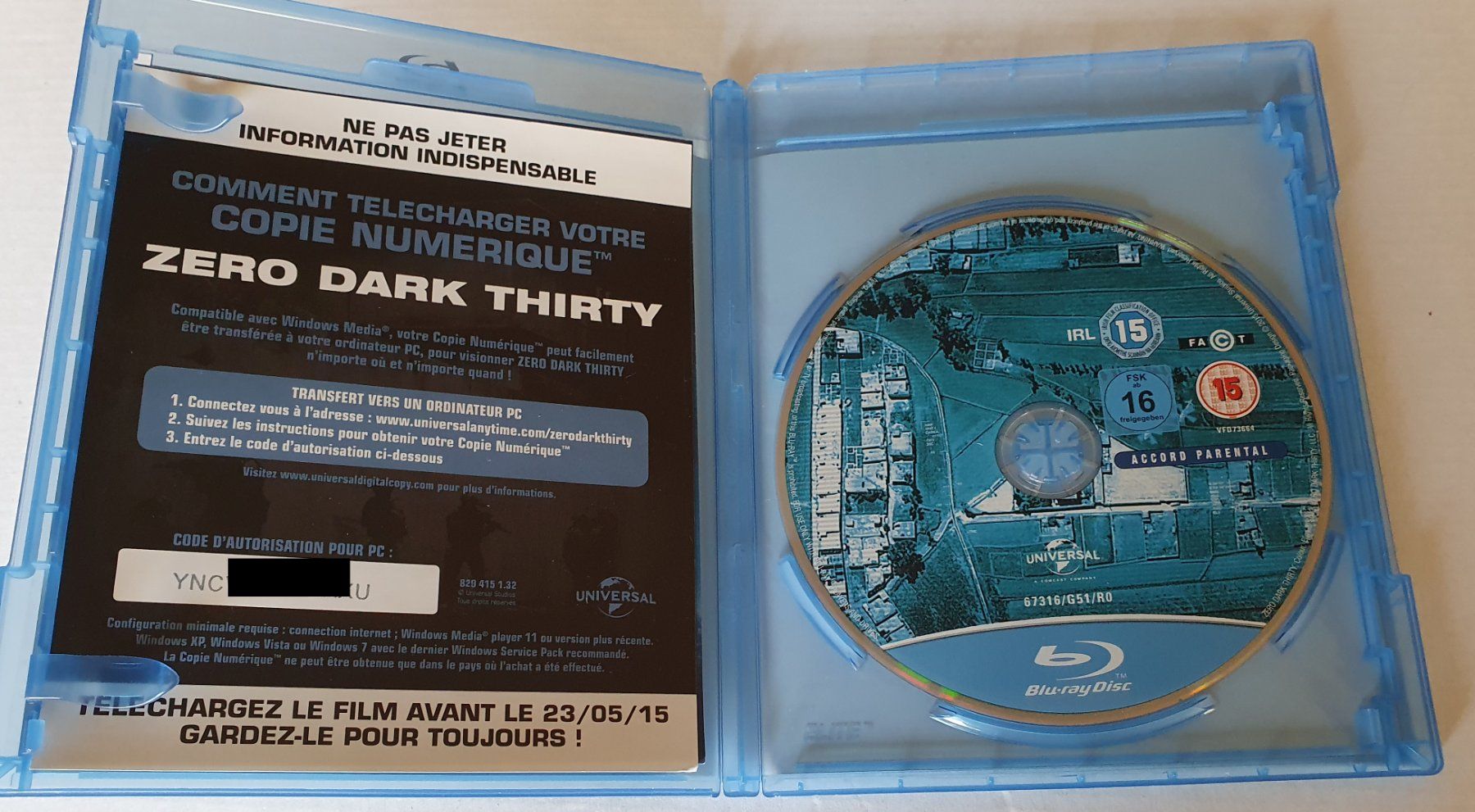 Tutti i DVDs: Blu-ray ZERO DARK THIRTY Eng/Fr/De/It/Esp Hunt for Ben Laden – Usato da Genève venduto da Cockattoo 2