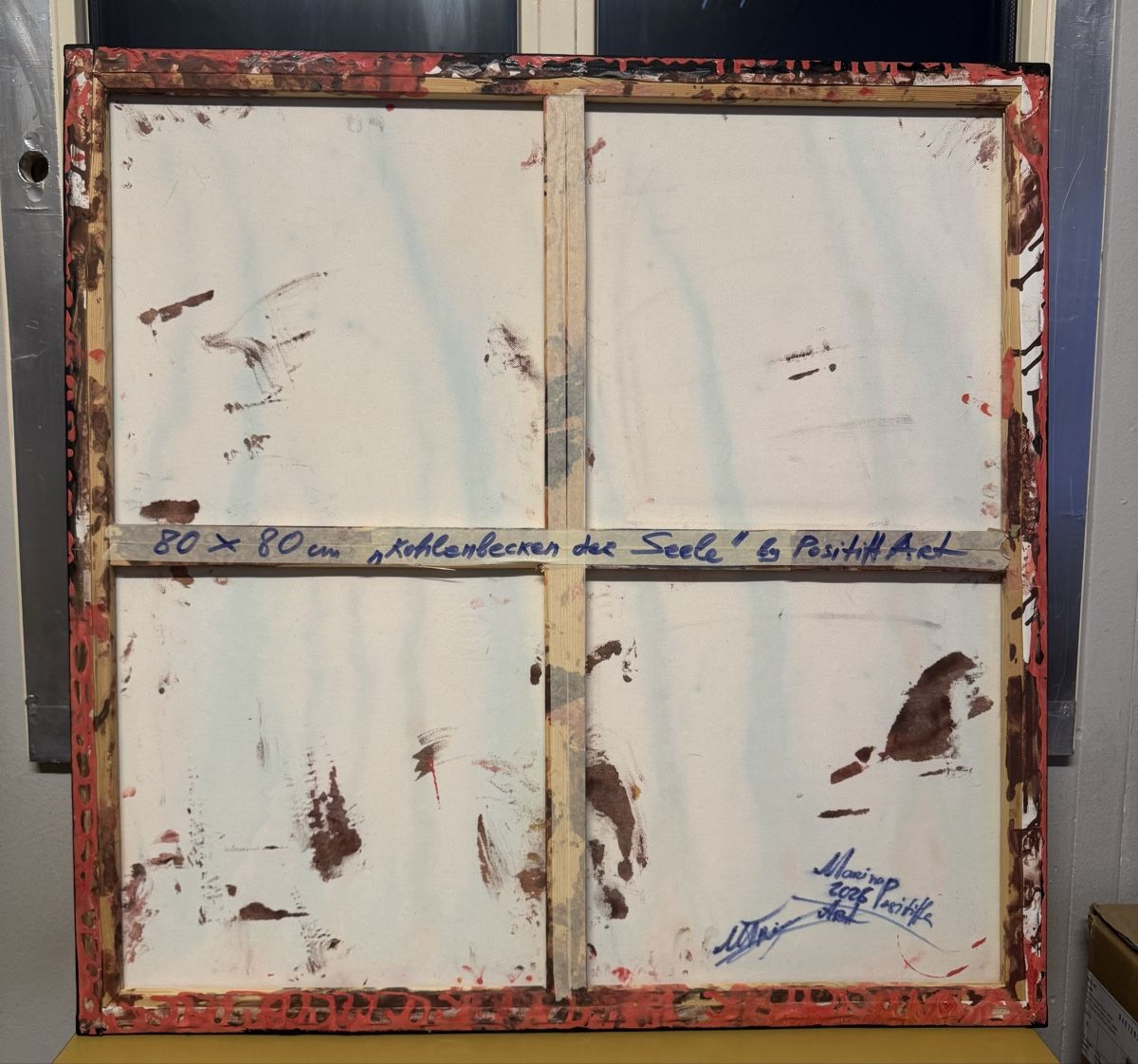 Dipinti: Abstrakte Leinwand Acryl Bild signiert  – Usato da Schlieren venduto da Freundlich02 5