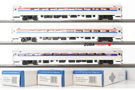 Bachmann 3x US-Personenwagen der Amtrak H0 GS mit OVP