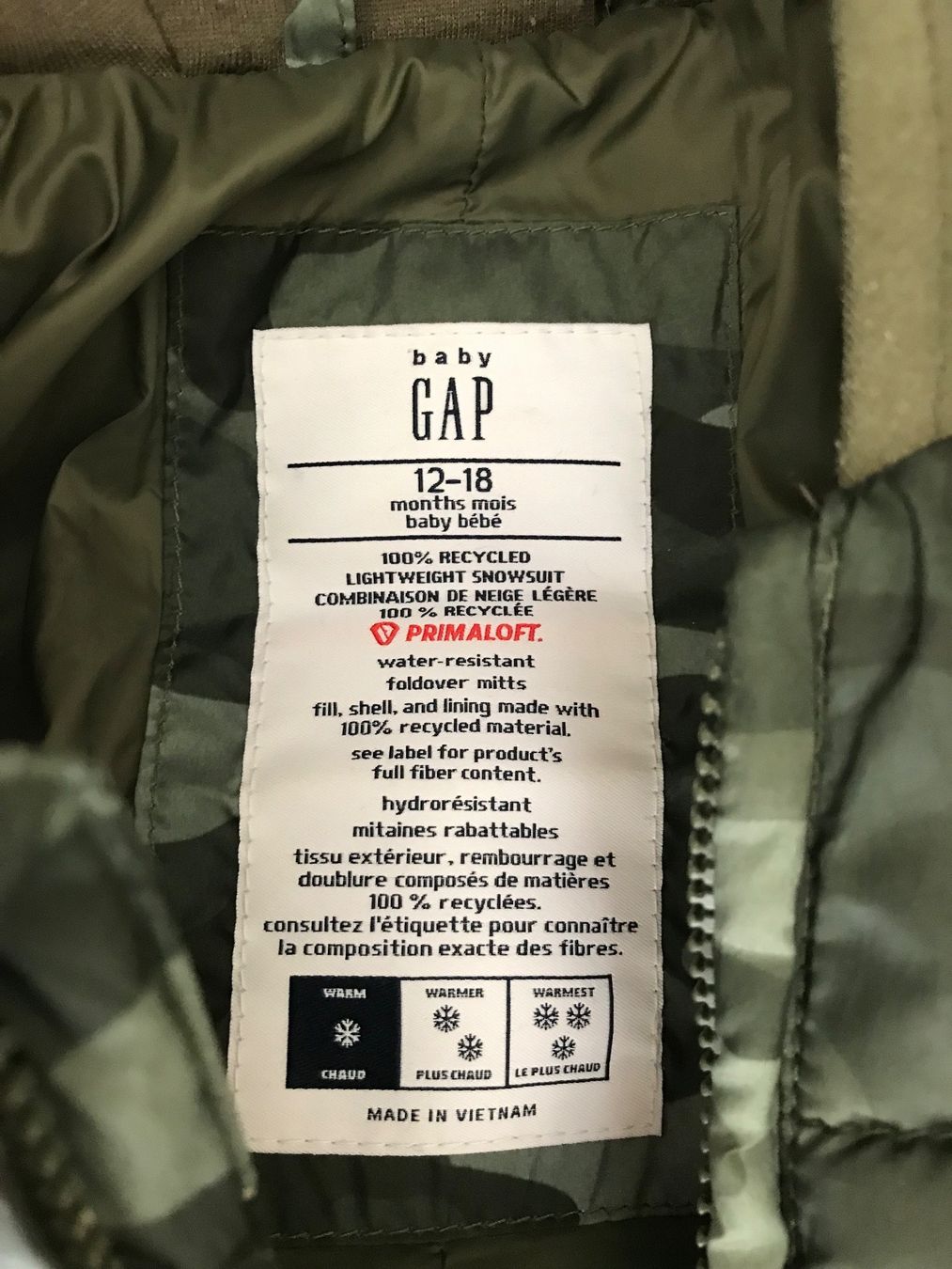 Gap Lotti & Set di vestiti: GAP baby Schneeanzug overal – Usato da Zermatt venduto da katytesunshine 4