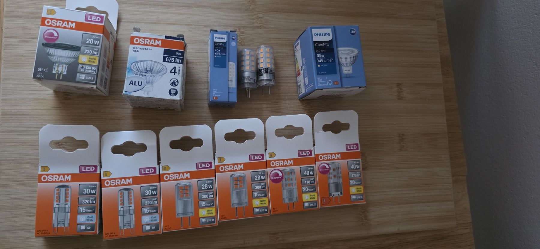Lampade: Diverse Osram + Philpps LED Lampen – Usato da Wangen SZ venduto da rinooli01