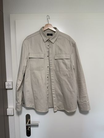 Überziehhemd Beige L Regular Fit