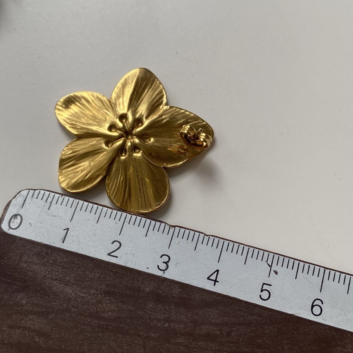 Orecchini pendenti & Orecchini a lobo: 18KGP Edelstahl Blumen Ohrringe – Nuovo (secondo la descrizione) da Givisiez venduto da dor_xb9k 1
