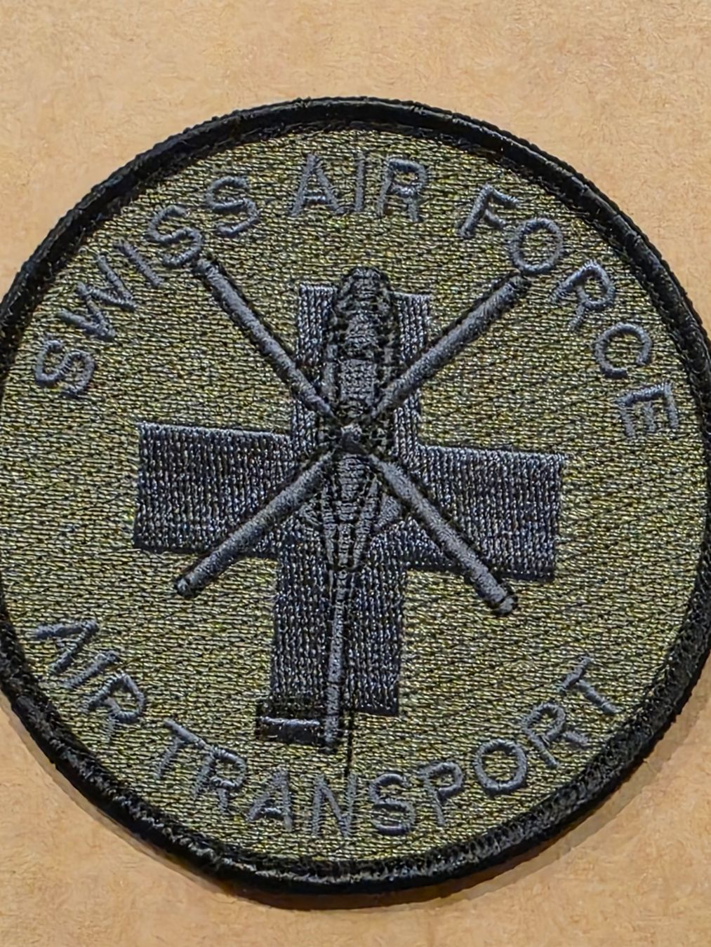 Schweizer Armee Placchette & Badge: Luftwaffe Abzeichen Swiss air force Air Support Unit Klett – Nuovo (secondo la descrizione) da Nyon venduto da freetoys08
