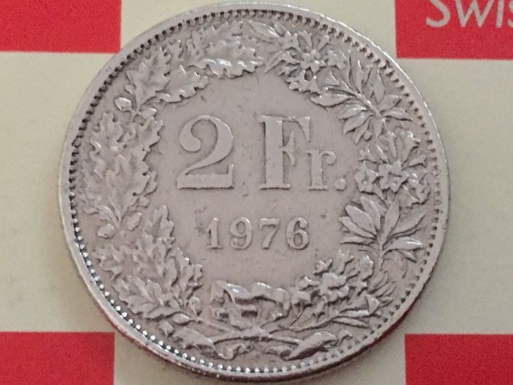 Tutti le monete: 2 Franken 1976 ss – Usato da Elsau venduto da herbybay