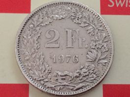 2 Franken 1976 ss
