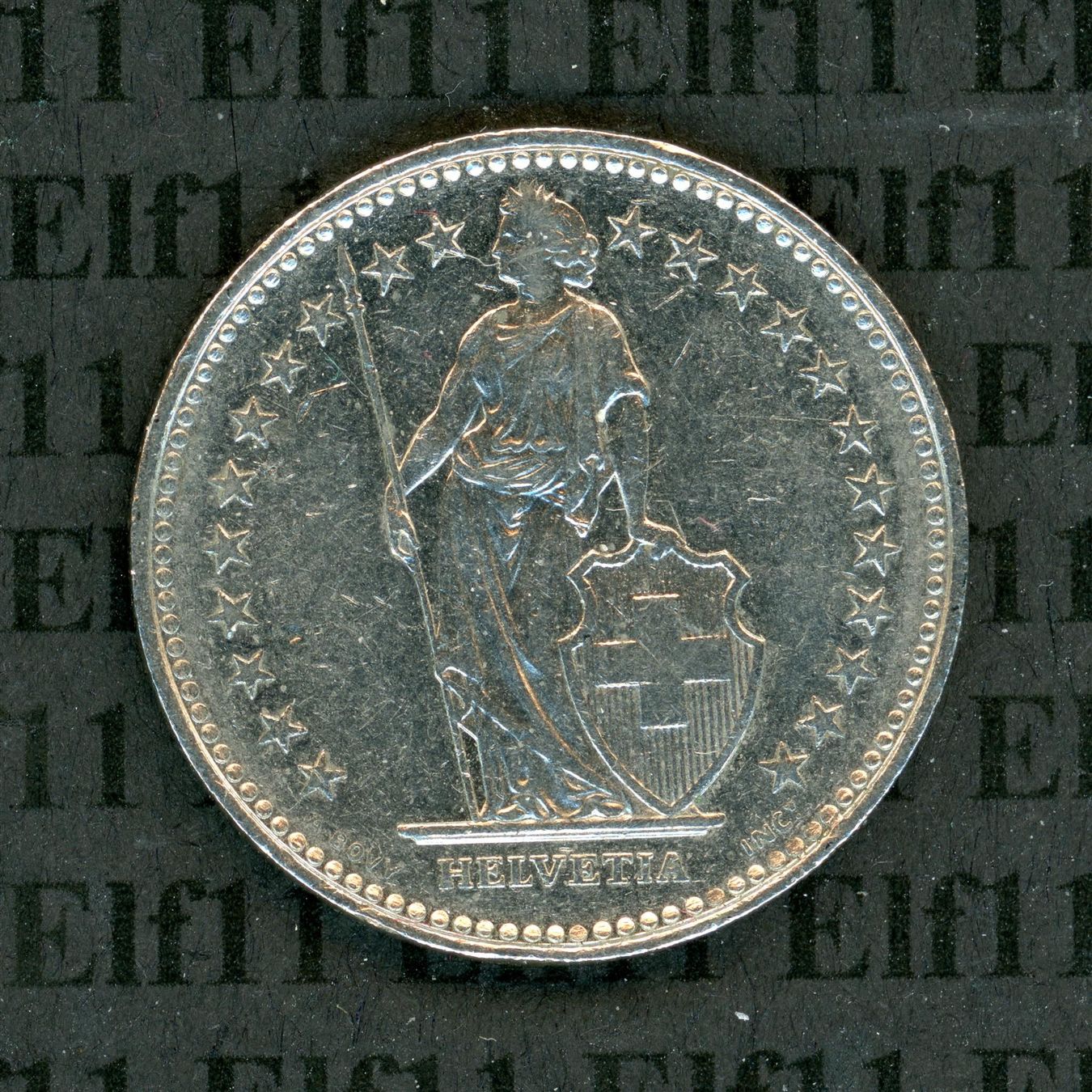 Tutti le monete: CHF___1.00 1991 -vz 1 Franken – Usato da Widnau venduto da Elf11 1