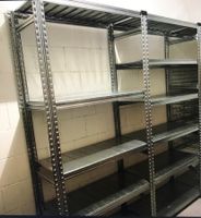 Industrie Steckregal 2 x 1200 x 400 x 1972 mm = 2.40 m (Neu)