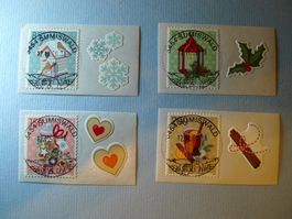 2020 Sondermarken Weihnachten ET Vollstempel 1800-1803