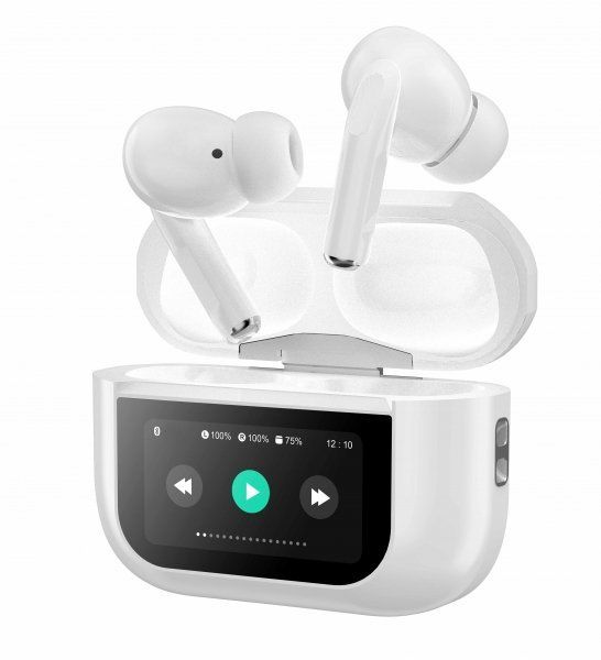 Cuffie: Kabellose ANC In-Ear Kopfhörer mit Ladebox & Touchscreen – Nuovo e nell'imballaggio originale da Giubiasco venduto da softmail 1