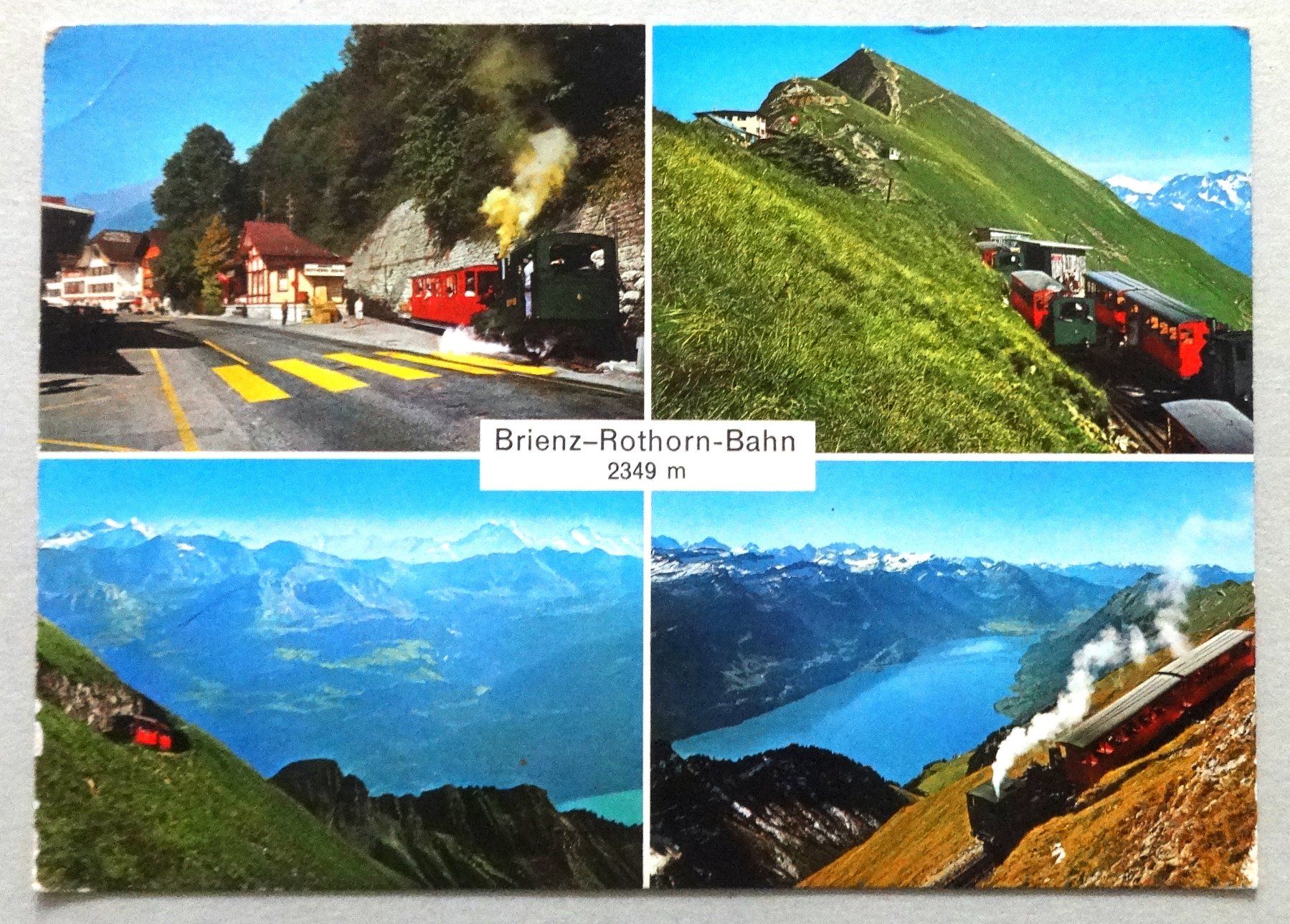Cartoline postali: Brienz-Rothorn-Bahn 2349 m – Usato da Fétigny venduto da Billy2miny