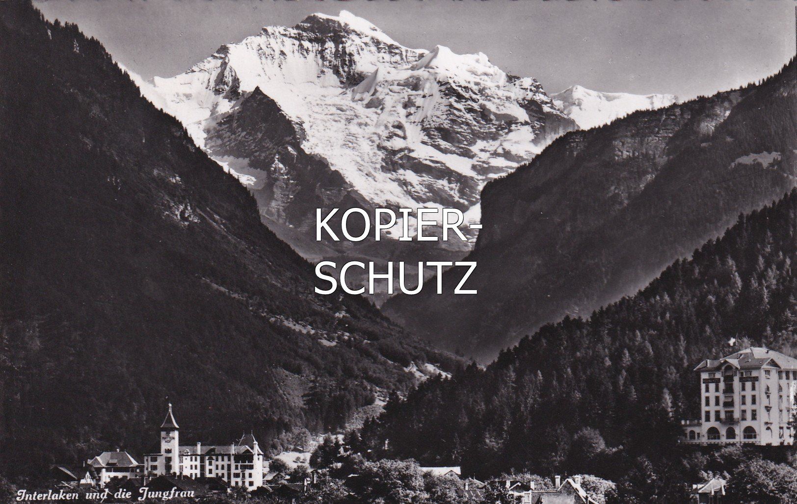 Cartoline postali: Interlaken und die Jungfrau /mp – Usato da Hombrechtikon venduto da Rudolf07